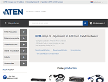 Tablet Screenshot of kvm-shop.nl